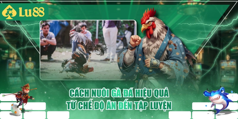 Cách Nuôi Gà Đá Hiệu Quả Từ Chế Độ Ăn Đến Tập Luyện