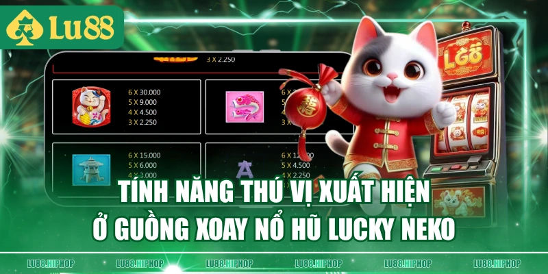 Tính năng thú vị xuất hiện ở guồng xoay Nổ Hũ Lucky Neko